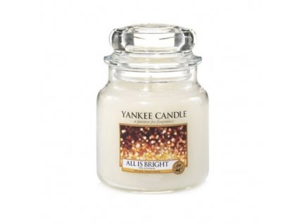 Yankee Candle Aromatická svíčka Classic střední All Is Bright 411 g
