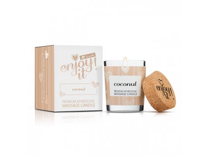 Magnetifico Power Of Pheromones Masážní svíčka Enjoy it! Coconut (Massage Candle) 70 ml