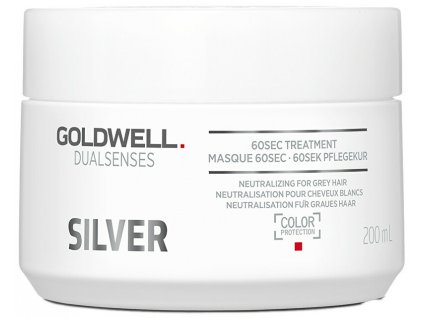 Goldwell Maska pro blond a šedivé vlasy Silver (60sec Treatment)