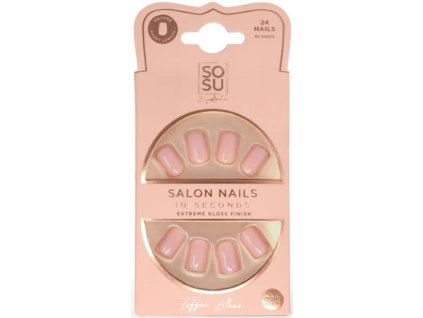 SOSU Cosmetics Umělé nehty Toffee Bliss (Salon Nails) 24 ks
