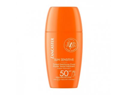 Lancaster Tónující matující fluid na obličej SPF 50 Sun Sensitive (Tinted Mattifying Fluid) 30 ml