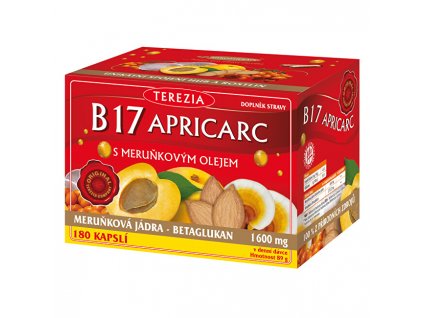 Terezia Company B17 Apricarc s meruňkovým olejem 180 kapslí