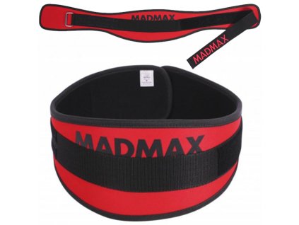 Fitness opasek MadMax Simply the Best Red