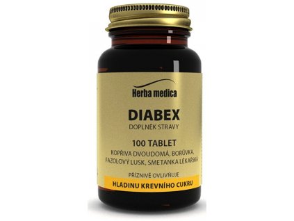 HerbaMedica Diabex 50g - hladina krevniho cukru 100 tablet