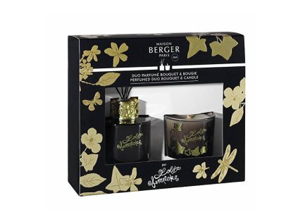 Maison Berger Paris Dárková sada Lolita Lempicka difuzér 80 ml + svíčka 80 g černá