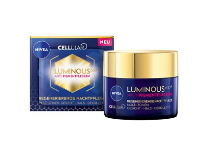 Nivea Noční krém proti pigmentovým skvrnám Cellular Luminous 630 (Night Cream) 50 ml