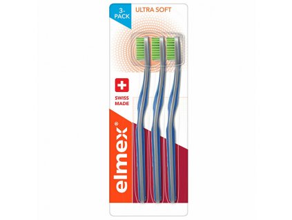 Elmex Zubní kartáček Ultra Soft 3 kusy
