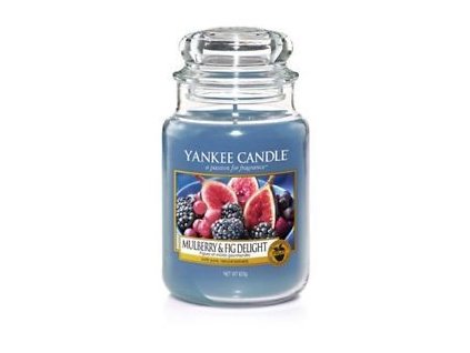 Yankee Candle Aromatická svíčka Classic velký Mulberry & Fig Delight 623 g