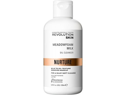 Revolution Skincare Odličovač make-upu Nurture Meadowfoam Milk (Oil Cleanser) 200 ml