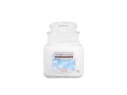 Yankee Candle Vonná svíčka Home Inspiration malá Soft Cotton 104 g
