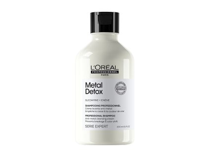 L'Oréal Professionnel Šampon pro barvené a poškozené vlasy, pro lesk vlasů, déletrvající barvu, bohatá textura Serie Expert Metal Detox (Professional Shampoo) (Objem 300 ml)