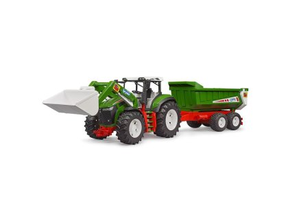 Bruder Traktor ROADMAX s čelním nakladačem a vozem