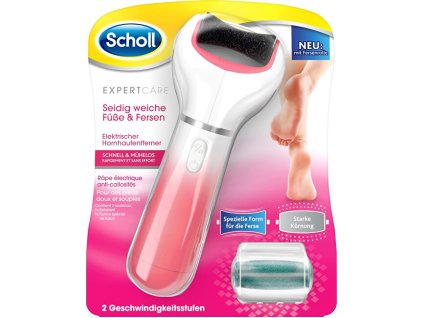 Scholl Elektrický pilník Velvet Smooth a extra drsná hlavice