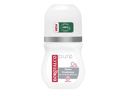 Borotalco Kuličkový deodorant 48H Pure (Deo Roll-On) 50 ml