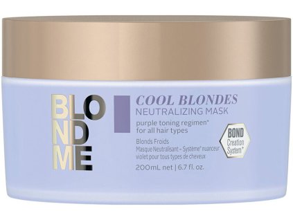Schwarzkopf Professional Vyživující maska neutralizující žluté tóny Cool Blondes (Neutralizing Mask)