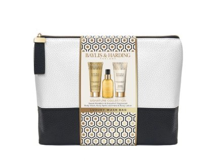 Baylis & Harding Dárková sada tělové péče v kosmetické tašce Mandarinka & Grapefruit 3 ks