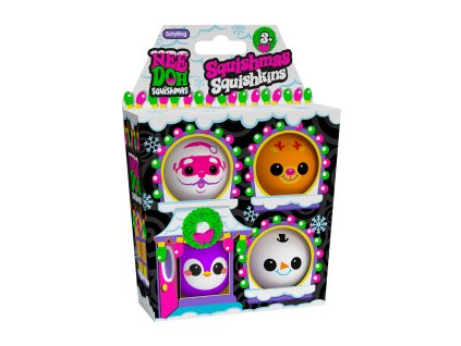 Schylling NeeDoh Sada mačkacích míčků Squishmas Squishkins