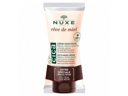 Nuxe Sada krémů na ruce Rêve De Miel Cica (Rich Hand Cream) 2 x 50 ml