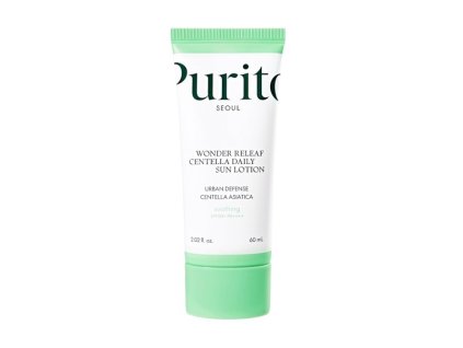 PURITO Opalovací mléko na obličej SPF 50+ (Wonder Releaf Centella Daily Sun Lotion) 60 ml