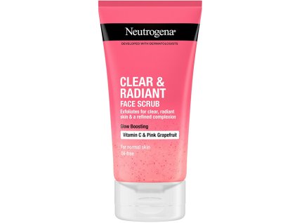 neutrogena osvezujici peeling s vytazkem z ruzoveho grepu clear radiant face scrub 150 ml 14345141144415