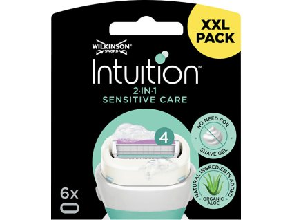 Wilkinson Sword Náhradní hlavice Intuition Sensitive Care 6 ks