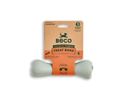 Hracky pro psy Beco Treat Bone green 3010202408301257767