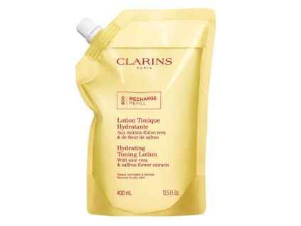 Clarins Hydratační tonizační voda pro normální až suchou pleť (Hydrating Toning Lotion) 400 ml - náhradní náplň