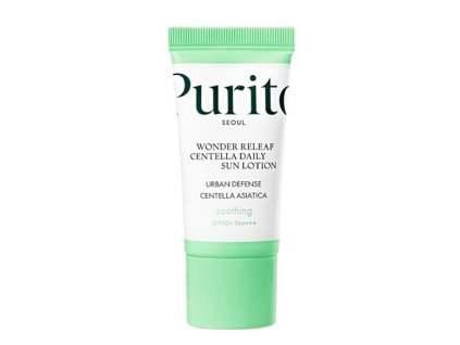 PURITO Opalovací mléko na obličej SPF 50+ (Wonder Releaf Centella Daily Sun Lotion) 15 ml