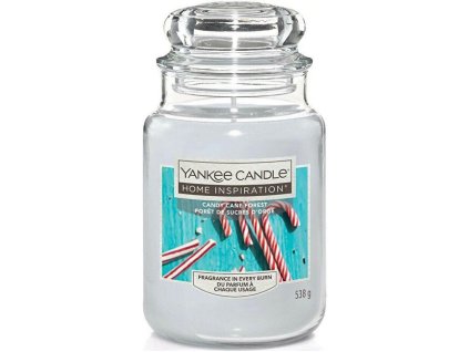 Yankee Candle Vonná svíčka Home Inspiration velká Candy Cane Forest 538 g