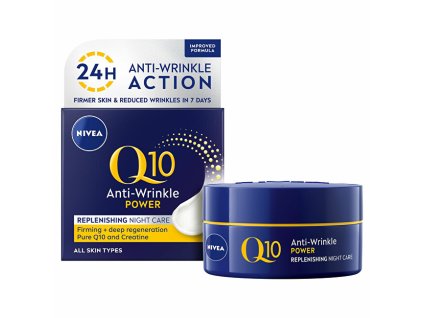 Nivea Zpevňující noční krém proti vráskám Q10 Power 50 ml