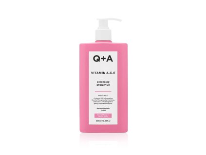 Q+A Sprchový olej s vitamínem A, C a E (Cleansing Shower Oil) 250 ml