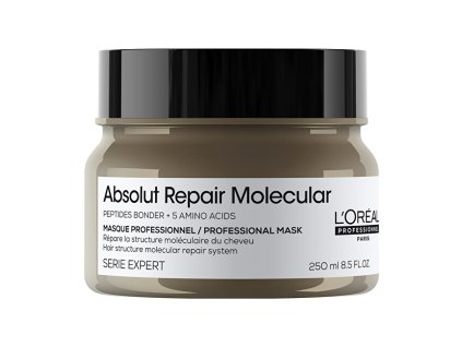 L'Oréal Professionnel Maska pro poškozené vlasy Absolute Repair Molecular (Professional Mask) (Objem 250 ml)