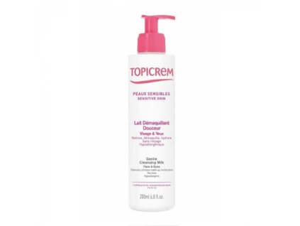 Topicrem Čisticí pleťové mléko pro citlivou a suchou pleť (Gentle Cleansing Milk) 200 ml