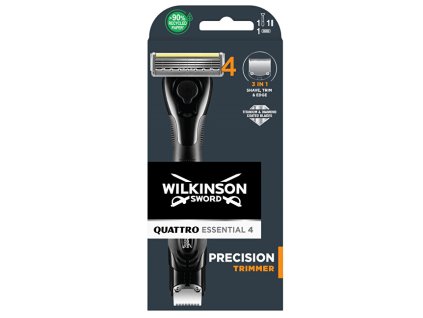 Wilkinson Sword Holicí strojek pro muže Quattro Essential Precision Trimmer