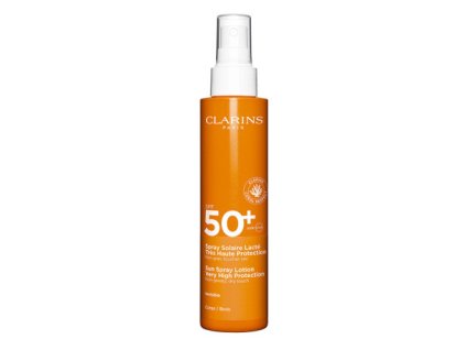 Clarins Opalovací mléko na tělo ve spreji SPF 50 (Sun Spray Lotion) 150 ml