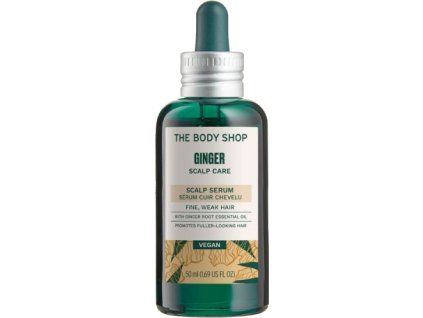the body shop bezoplachove serum pro suchou a supinatou pokozku hlavy ginger scalp serum 50 14978919210603