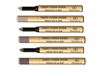 Dermacol Pudrové stíny na obočí (Powder Eyebrow Shadow) 1 g