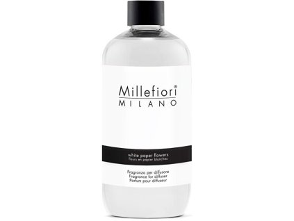 millefiori milano nahradni napln do aroma difuzeru natural kvetiny z bileho papiru 500 ml 14942276132948