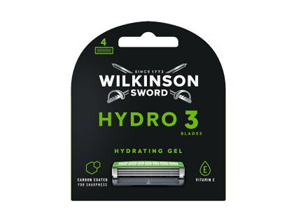 Wilkinson Sword Náhradní hlavice Hydro 3 Black Edition 4 ks