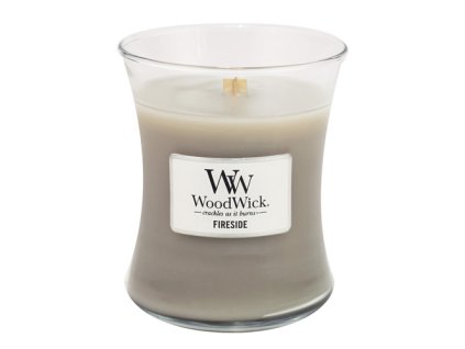 WoodWick Vonná svíčka váza Fireside 275 g
