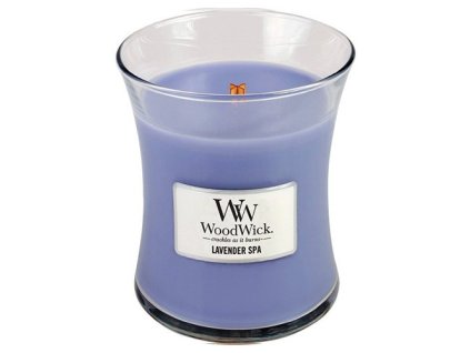 WoodWick Vonná svíčka váza Lavender Spa 275 g