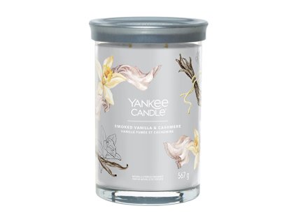 Yankee Candle Aromatická svíčka Signature tumbler velký Smoked Vanilla & Cashmere 567 g