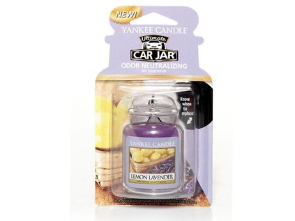 Yankee Candle Luxusní visačka do auta Lemon Lavender 1 ks