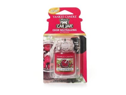 Yankee Candle Luxusní visačka do auta Red Raspberry 1 ks