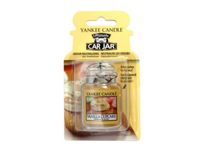 Yankee Candle Luxusní visačka do auta Vanilla Cupcake 1 ks