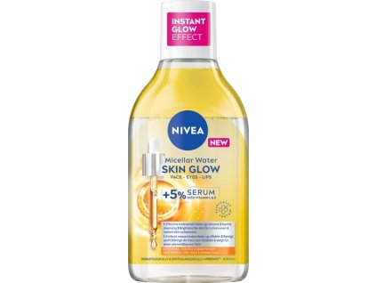 Nivea Rozjasňující micelární voda s obsahem séra (Micellar Water Skin Glow) 400 ml