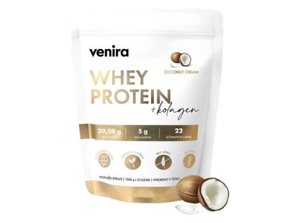 Venira Whey protein příchuť kokosový krém 1000 g