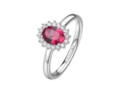 Brosway Elegantní stříbrný prsten Fancy Passion Ruby FPR75