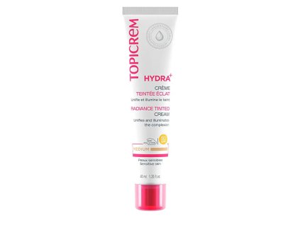 Topicrem Tónující pleťový krém SPF 50 Hydra+ (Radiance Tinted Cream) 40 ml