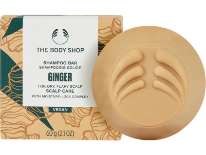 The Body Shop Tuhý šampon pro suchou pokožku hlavy Ginger (Shampoo Bar) 60 g
